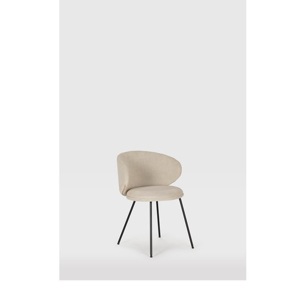 Set di sedie da pranzo beige in imbottito 2 pz Rush – Marckeric-image-1