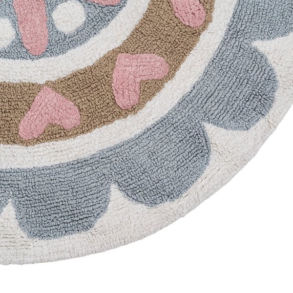 Tappeto in cotone per bambini ø 100 cm Flower - Ixia-image-4