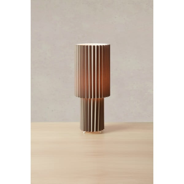 Lampada da tavolo grigia con paralume in tessuto (altezza totale 45 cm) Catis – Markslöjd-image-2