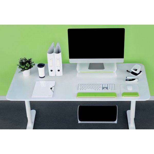 Tappetino per mouse bianco-verde WOW - Leitz-image-1