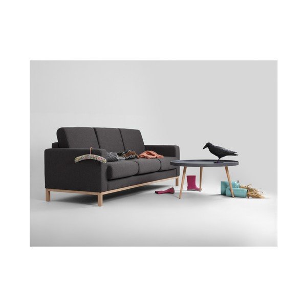 Divano a tre posti grigio antracite Custom Form Scandic - CustomForm-image-2