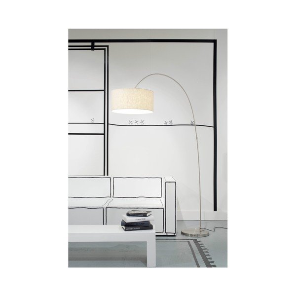 Lampada a stelo con paralume nero Bolivia - Citylights-image-1