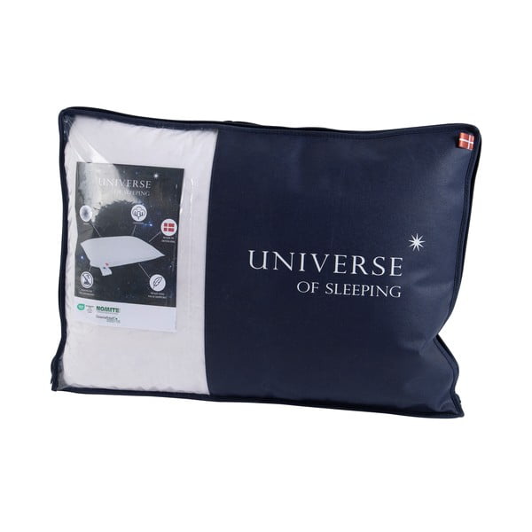 Cuscino con imbottitura in piuma 50x70 cm Capella Low - Universe of Sleeping-image-4