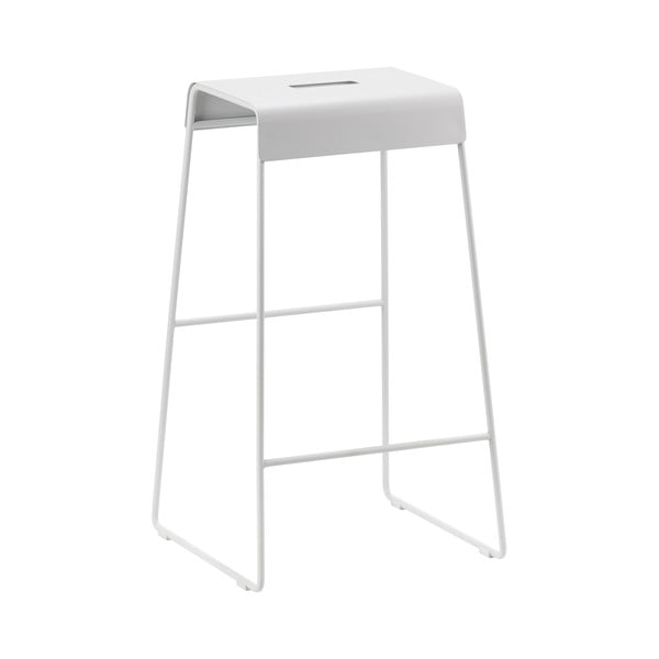 Sgabello in metallo grigio chiaro A-Stool - Zone