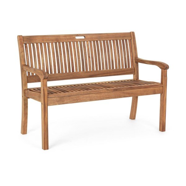 Panca da giardino di colore naturale in legno massiccio Noemi – Bizzotto-image-2