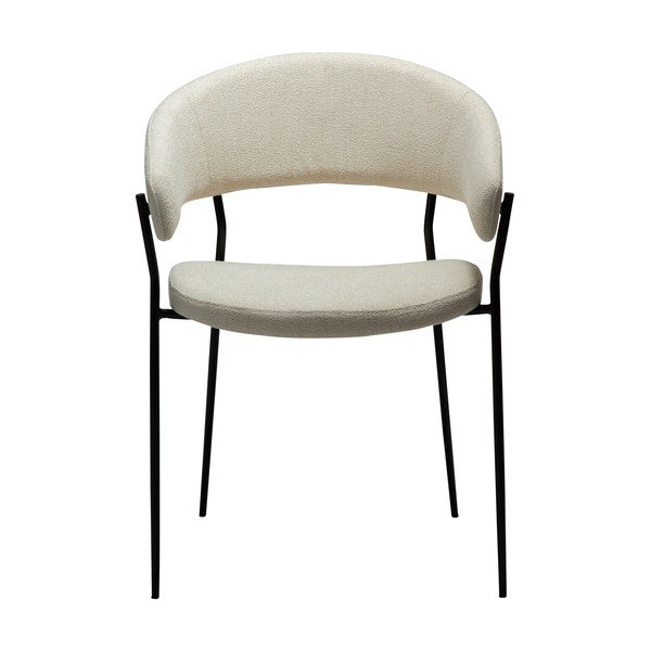 Sedia da pranzo beige con braccioli Reboot – DAN-FORM Denmark-image-1