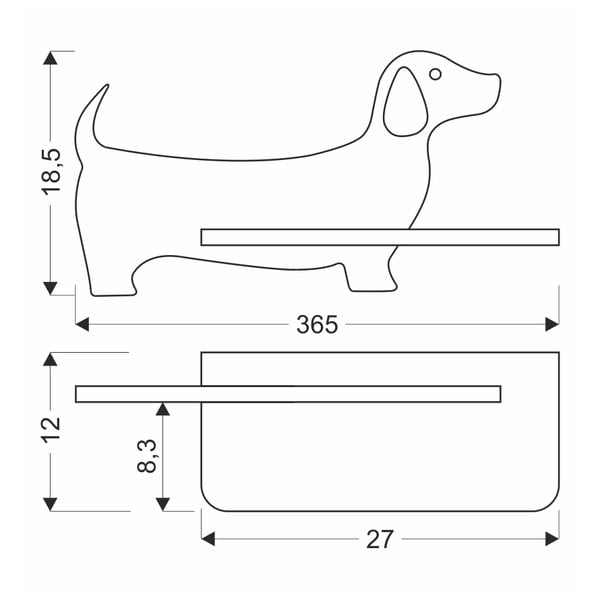 Apparecchio nero per bambini Dog - Candellux Lighting-image-4