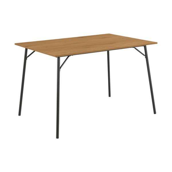 Tavolo da pranzo con piano effetto rovere 80x120 cm Peru - Actona