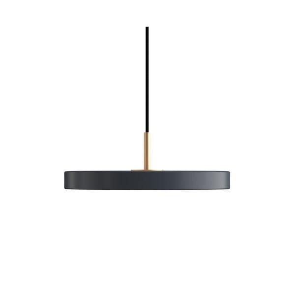 Antracite Apparecchio a sospensione LED con paralume in metallo ø 31 cm Asteria Mini - UMAGE-image-3