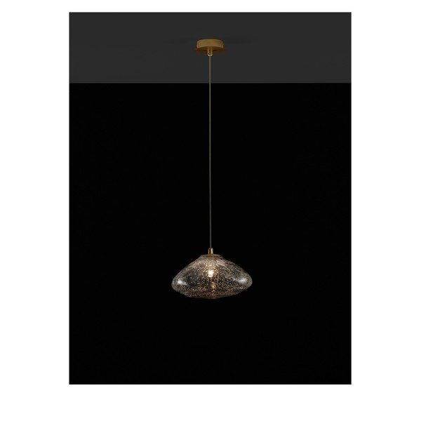 Lampadario color ottone in vetro ø 26 cm King – Nova Luce-image-2