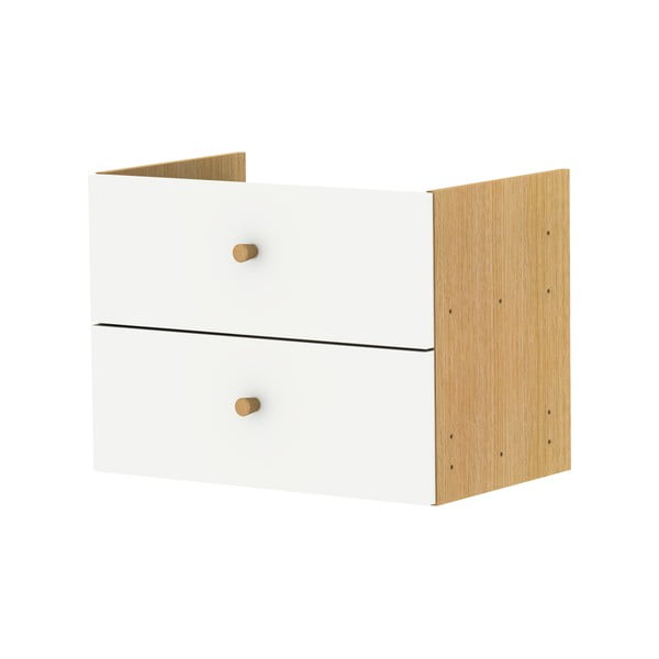 Componente bianco con cassetti 43x33 cm Z Cube - Tenzo
