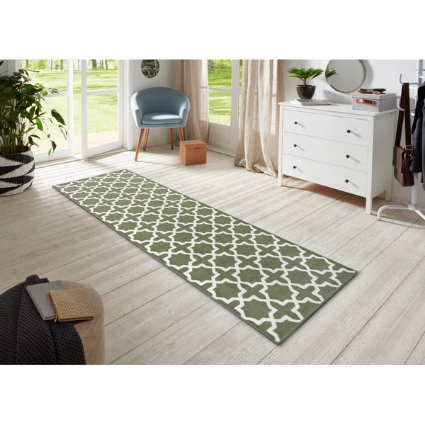 Tappeto verde 300x80 cm Glam - Hanse Home-image-1