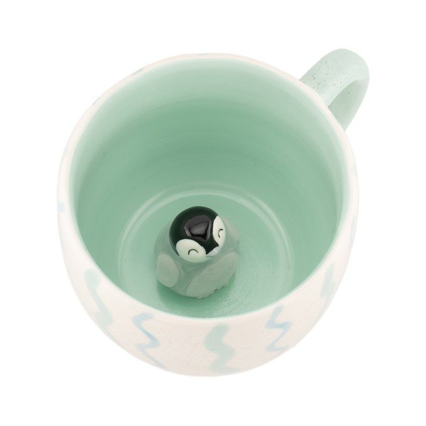 Tazza color menta 350 ml Surprise Penguin – Sass & Belle