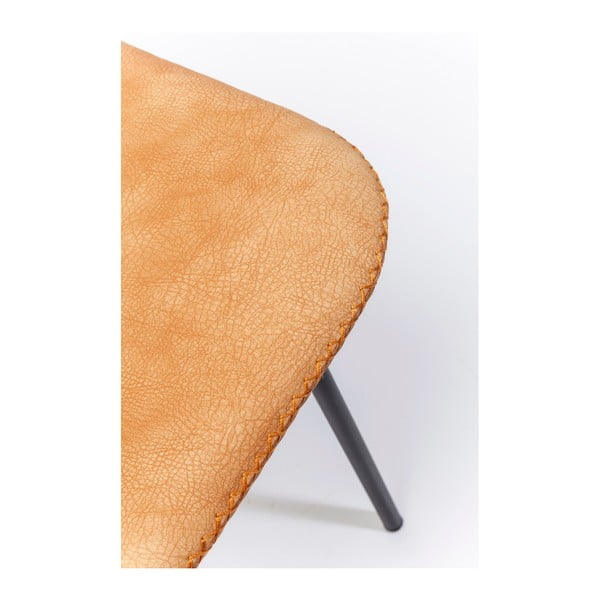 Set di 4 sedie da pranzo Barber arancioni - Kare Design-image-2