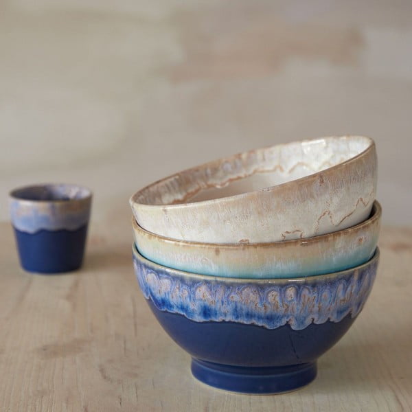 Ciotole bianche in gres in set di 4 pezzi ø 15 cm Latte - Costa Nova-image-3