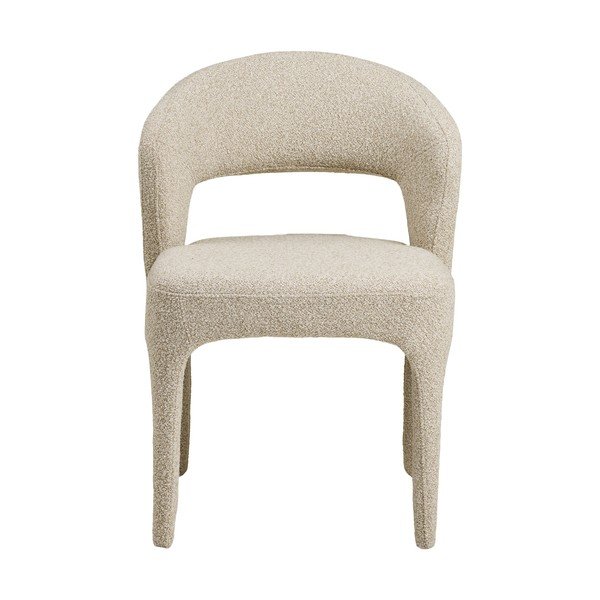 Sedia da pranzo beige in imbottito Belmont – House Nordic-image-2
