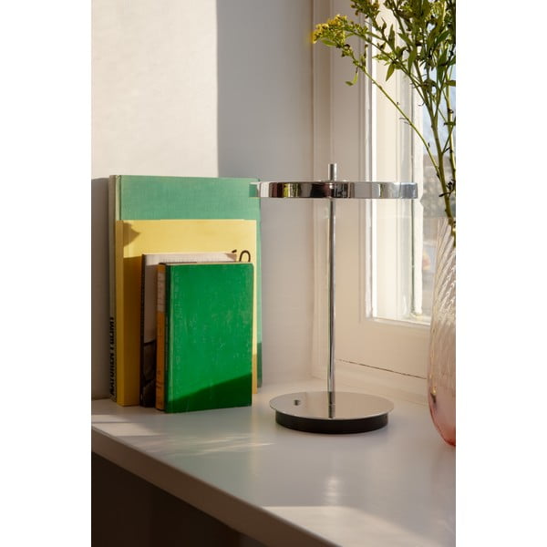 Lampada da tavolo dimmerabile a LED in argento con paralume in metallo (altezza 31 cm) Asteria Move - UMAGE-image-4