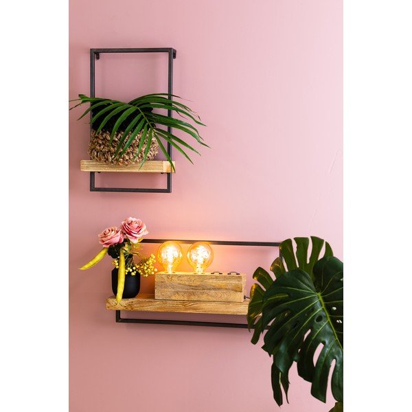 Scaffali in legno di abete in colore naturale Maddison - Light & Living-image-1
