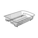 Scolapasta rettangolare in acciaio inox nero - Metaltex