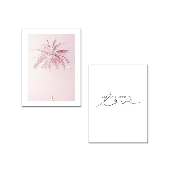 Set di 2 dipinti Lesso - Onno