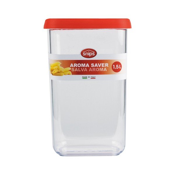 Červená dóza na potraviny Snips, 1,5 l-image-1