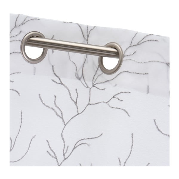 Tenda sottile bianca/grigia 140x260 cm Coral – Casa Selección-image-4