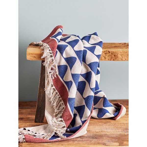 Coperta in cotone riciclato 130x160 cm Rimme – Bloomingville-image-2