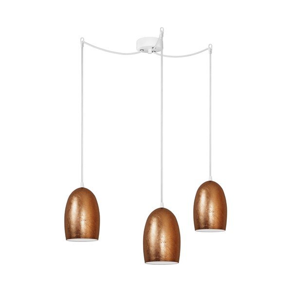 Trojité světlo UME Elementary, copper/white/white