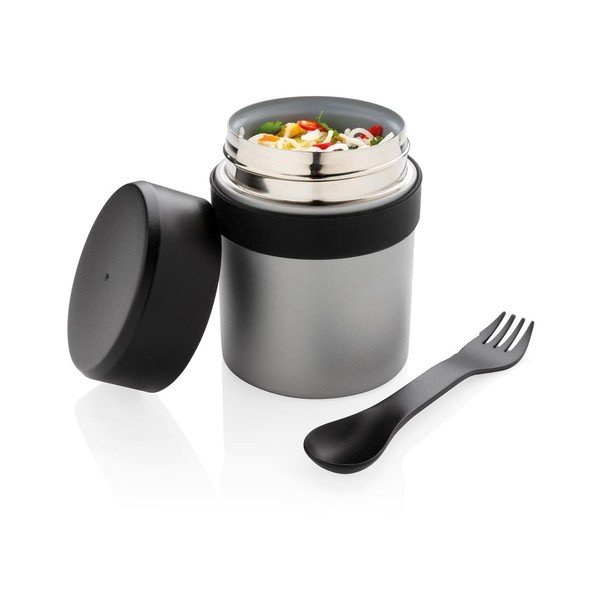 Set lunch box in acciaio inox con posate XD Collection Bogota - XD Exclusive-image-2