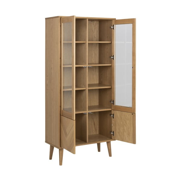 Vetrina in rovere 80x178 cm Nagano - Actona-image-3