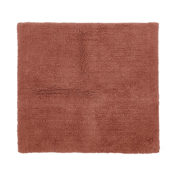 Tappeto da bagno color mattone 60x60 cm Riva - Tiseco Home Studio