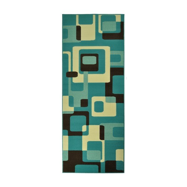 Modrý koberec Hanse Home Hamla Retro, 80 x 150 cm