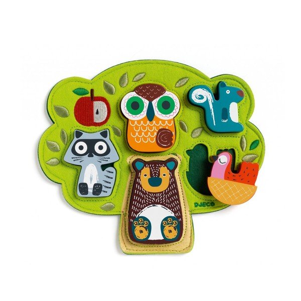 Vkládací puzzle Djeco Oski