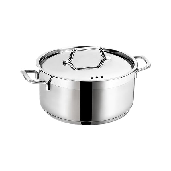 Casseruola in acciaio inox con coperchio Anett, 0,7 l - Orion