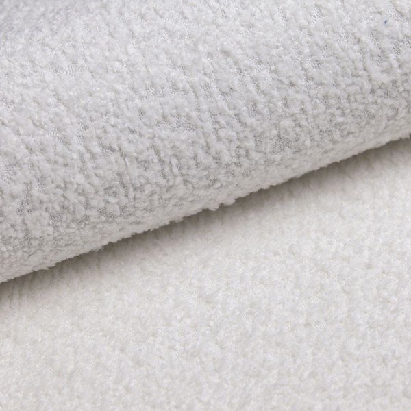 Divano angolare crema in tessuto bouclé (angolo destro/U) Ariella - Ropez-image-4