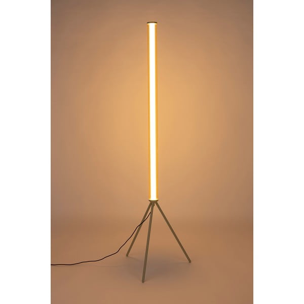 Lampada da terra LED beige con paralume in vetro con intensità regolabile (altezza totale 156 cm) Scotty – Zuiver-image-2