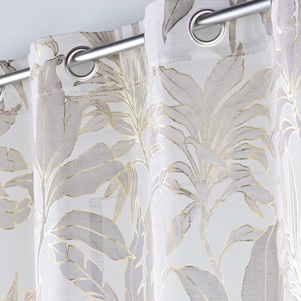 Tenda in beige e oro 135x240 cm Vayana - douceur d'intérieur-image-2