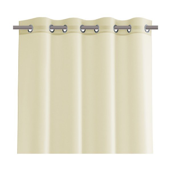 Tenda giallo chiaro , 140 x 250 cm Voile Eyelets - AmeliaHome