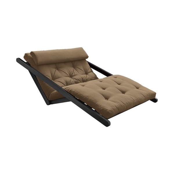 Dvoumístná variabilní lenoška Karup Design Figo Black/Mocca