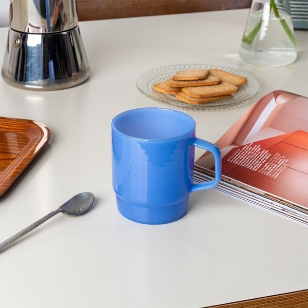 Tazza blu in vetro 280 ml – Rex London-image-1