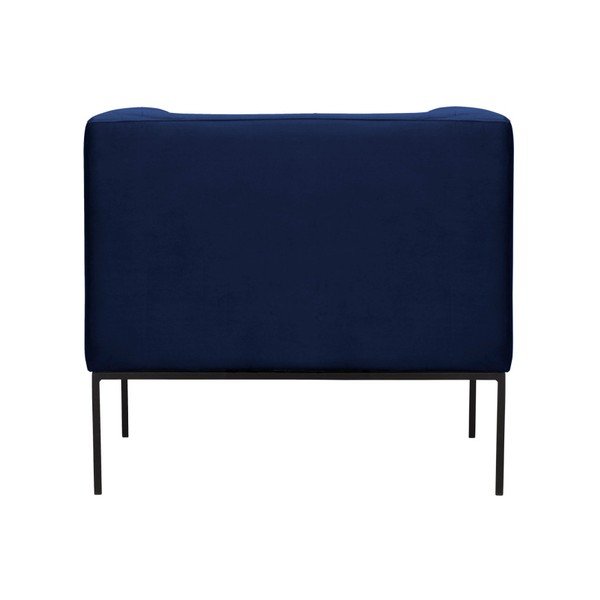 Poltrona in velluto blu scuro Neptune - Windsor & Co Sofas-image-4