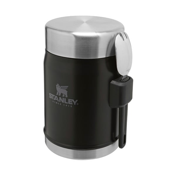 Borraccia termica nera in acciaio inox 400 ml Legendary Classic Black – Stanley