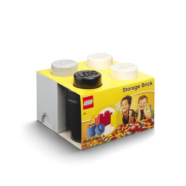 Set di 3 scatole di plastica per la conservazione , 25 x 25,2 x 18,1 cm Multi-Pack - LEGO®