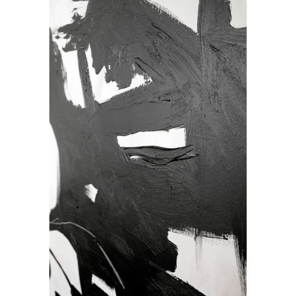 Quadro dipinto a mano 100x100 cm Playblack 1 - Malerifabrikken-image-2