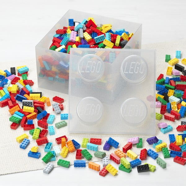 Scatola per bambini in plastica 25x25x18 cm – LEGO®-image-3
