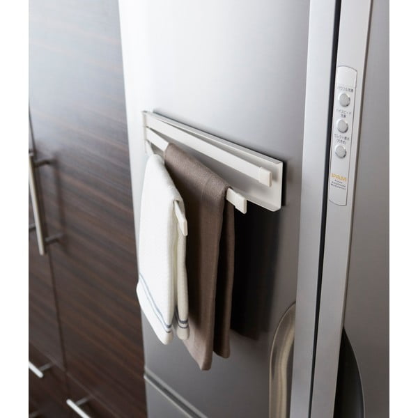 Porta asciugamani magnetico inclinabile bianco Tower - YAMAZAKI-image-3