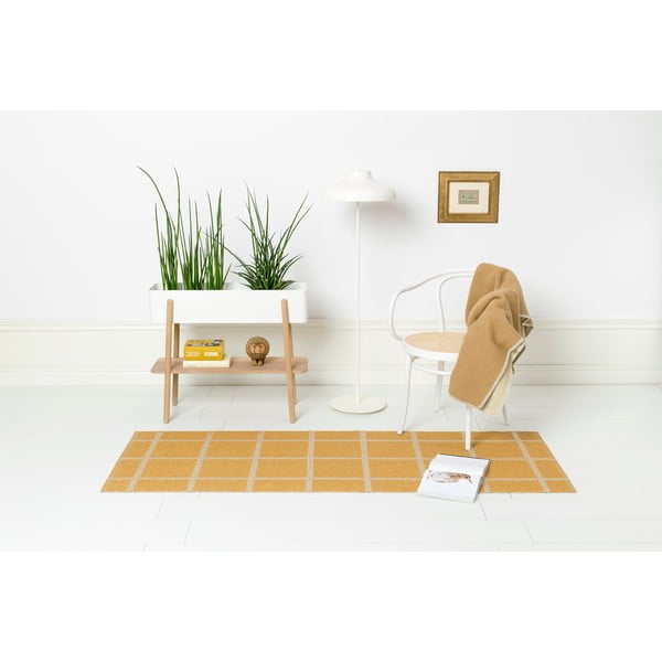 Tappeto da interno/esterno giallo ocra 70x100 cm Ada Ochre – Pappelina-image-1