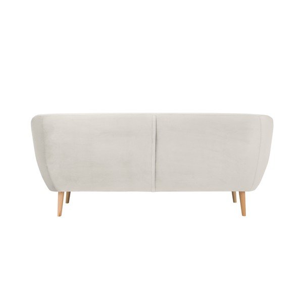 Divano a tre posti crema Benito - Mazzini Sofas-image-3