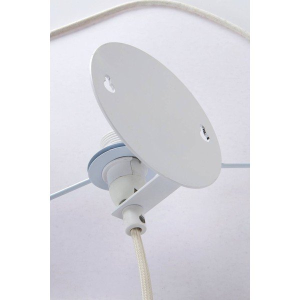 Lampada da parete color crema in lino con alimentazione a corrente Elvie – Jotex-image-4