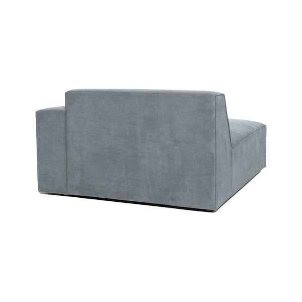 Divano componibile grigio (con penisola a destra) con rivestimento in velluto a coste Sting – Scandic-image-2